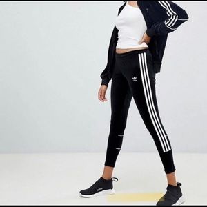 Adidas velour leggings